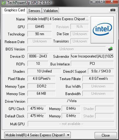 Intel GMA X4500: προσαρμογέας γραφικών για τους πιο οικονομικούς φορητούς υπολογιστές