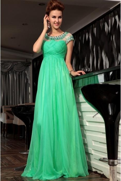 Μακριά πράσινο φόρεμα