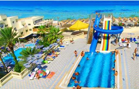 τα καλύτερα ξενοδοχεία στην Τυνησία με ένα πάρκο νερού